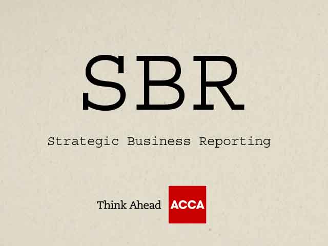 ACCA Strategic Business Reporting SBR P2
