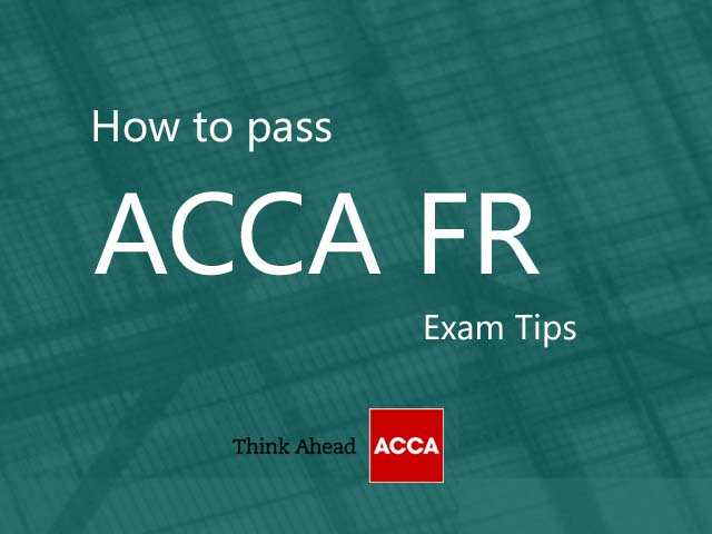 How to pass Finance Reporting (FR)